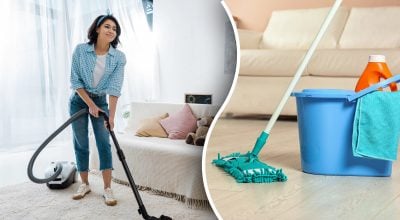 3 geriausi būdai, kaip išvalyti riebaluotas virtuvės grindis: ant jų
