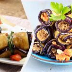 Baklažanų suktinukai su skirtingais įdarais: keturi geriausi receptai